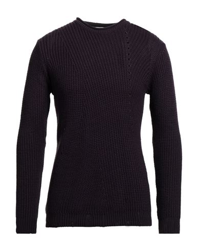 Altatensione Man Sweater Deep Purple Size L Acrylic, Wool