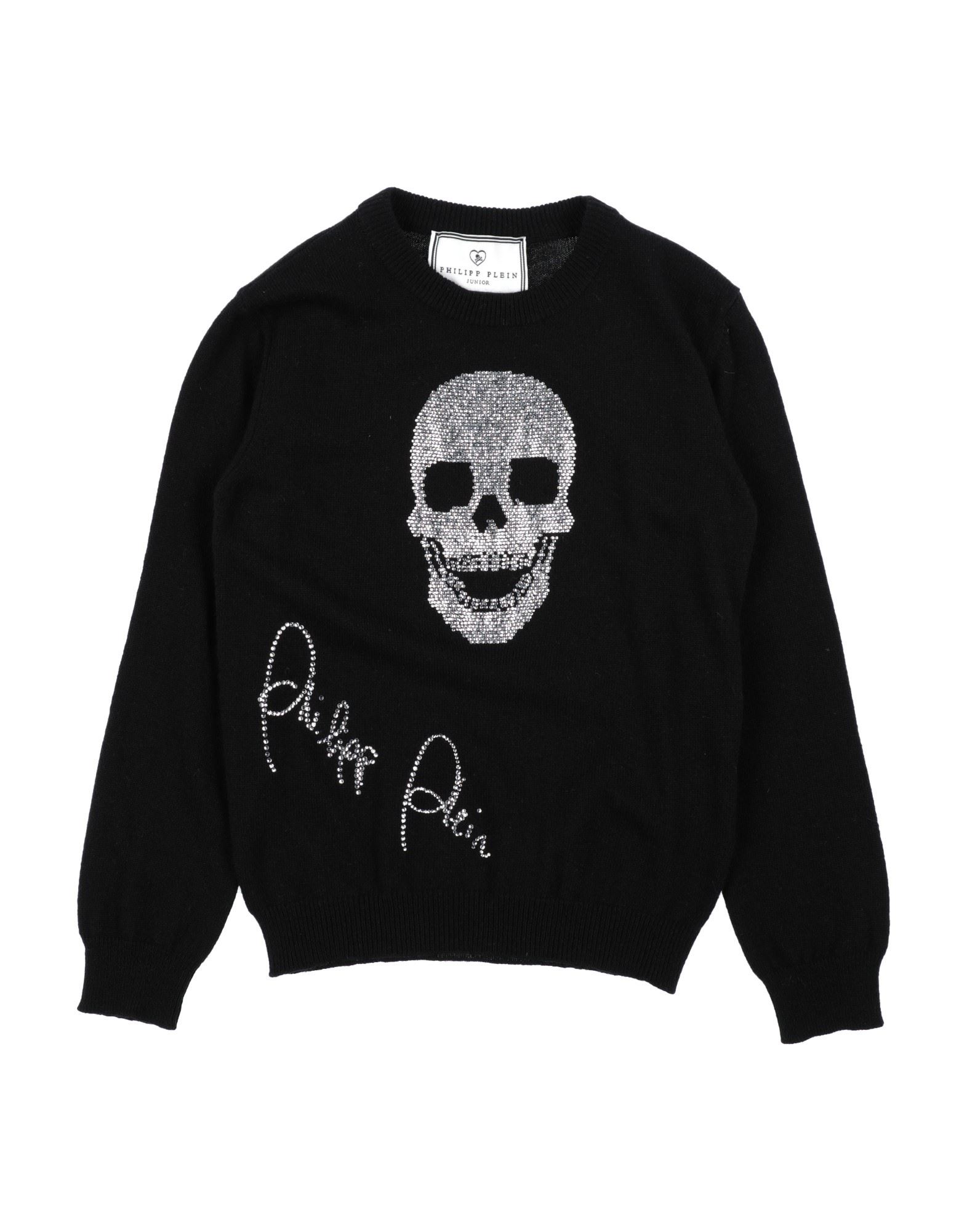 Philipp Plein Kids' Sweaters In Black