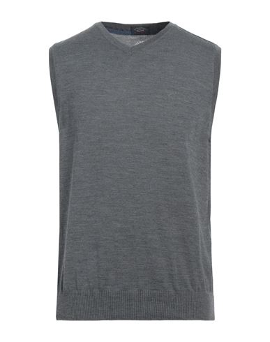 PAUL & SHARK PAUL & SHARK MAN SWEATER GREY SIZE L VIRGIN WOOL