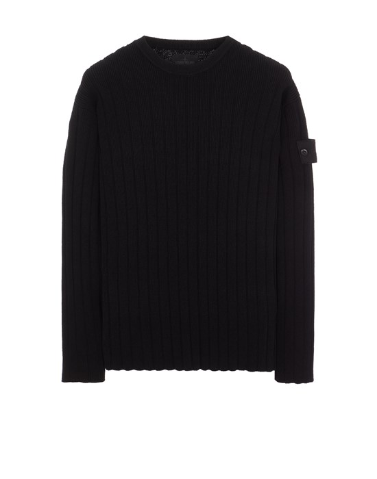  STONE ISLAND 539FA STONE ISLAND GHOST PIECE Sweater Man Black