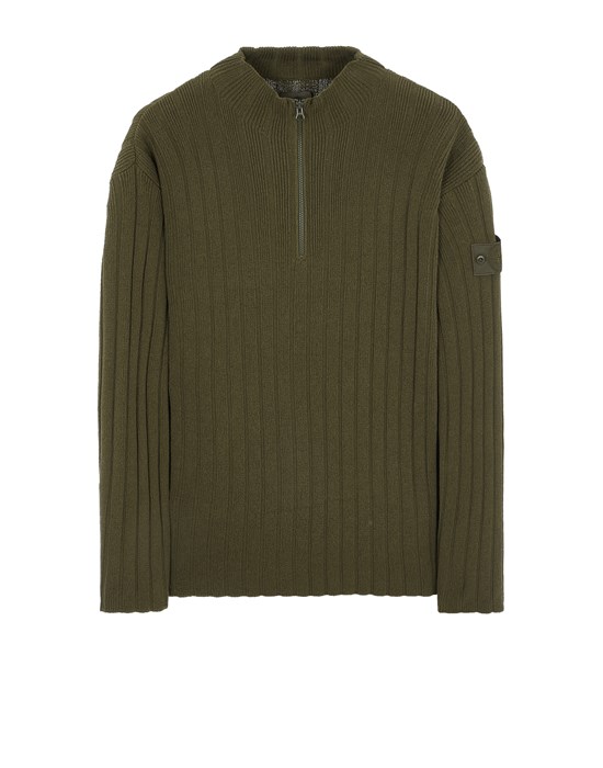  STONE ISLAND 541FA STONE ISLAND GHOST PIECE  Tricot Homme Vert militaire