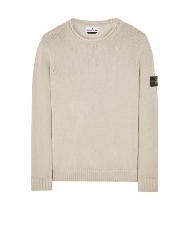 STONE ISLAND 538B6 Sweater Man Dove Grey EUR 518