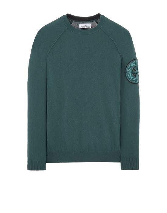Tricot Homme 523B7 ORGANIC COTTON Front STONE ISLAND