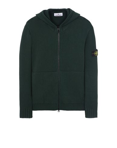 STONE ISLAND 536B6 Sweater Man Bottle Green EUR 596