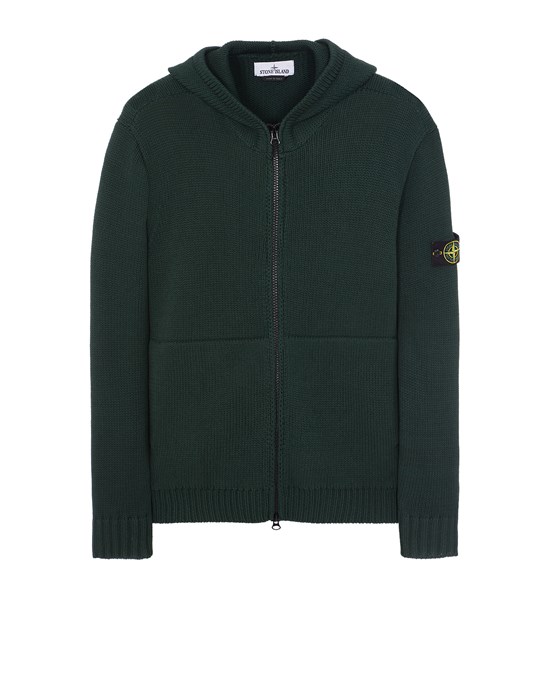  STONE ISLAND 536B6 Tricot Homme Vert bouteille