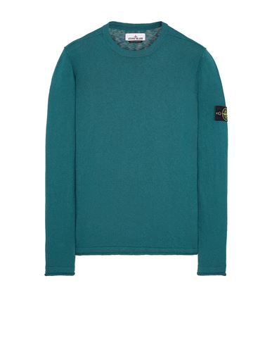 STONE ISLAND 502B0 Tricot Homme Vert bouteille EUR 315