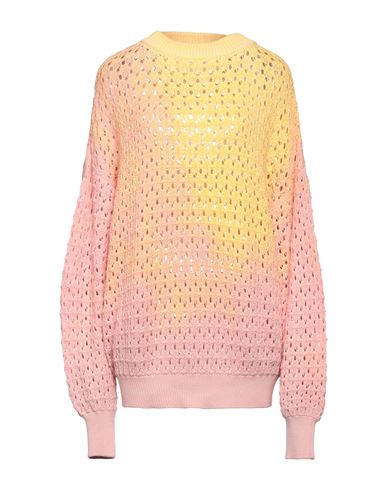 Shop Attico The  Woman Sweater Yellow Size 10 Cotton
