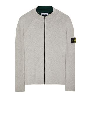 Stone island wool deals zip cardigan