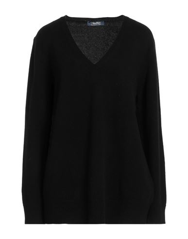 's Max Mara Woman Sweater Black Size L Wool, Cashmere