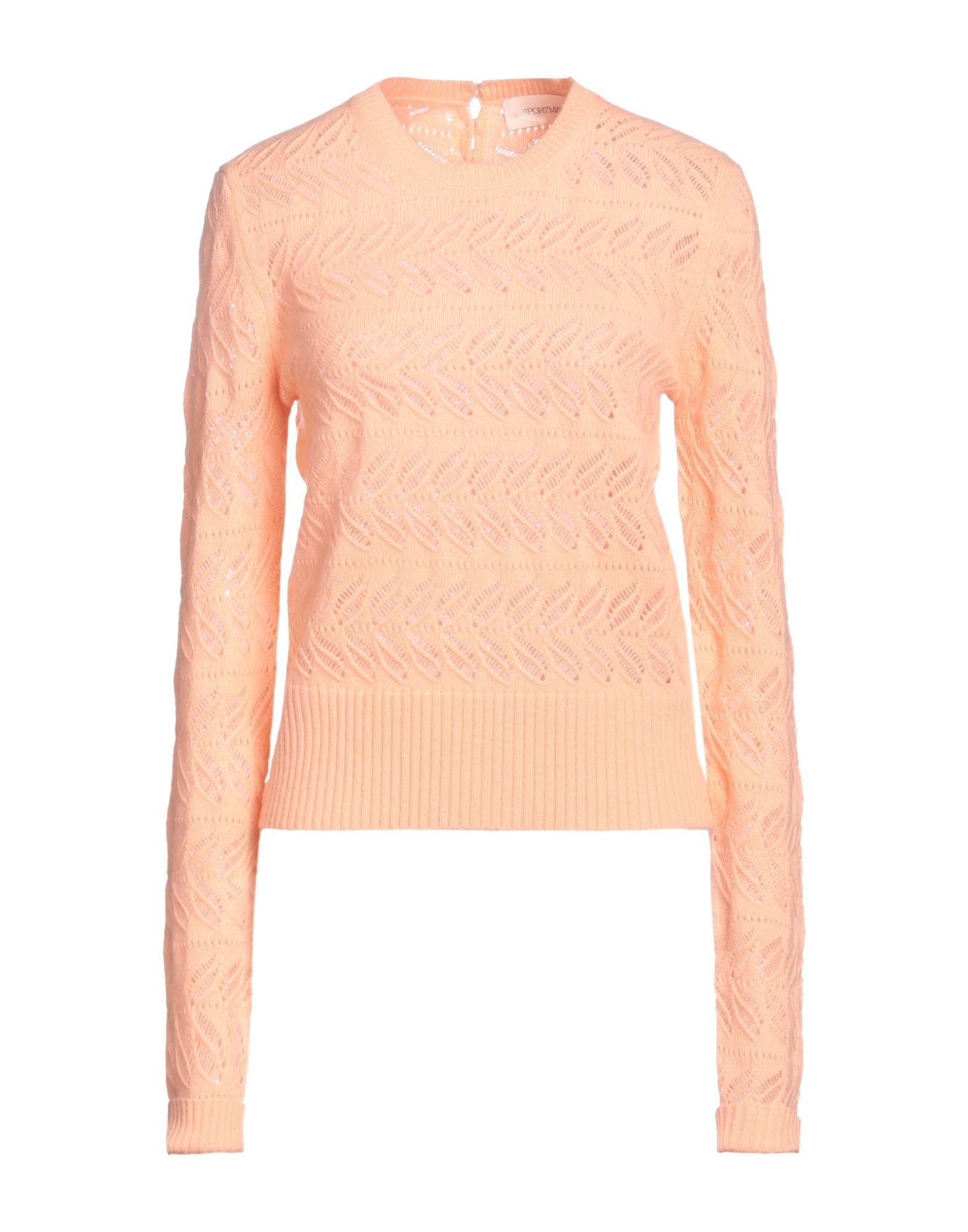 Shop Sportmax Woman Sweater Apricot Size L Wool, Cashmere In Orange
