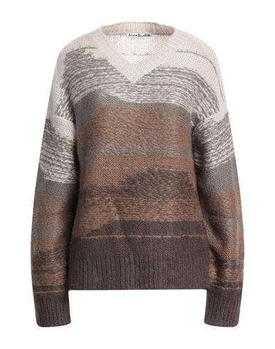Man Sweater Marigold Size S Acrylic, Mohair wool, Polyamide