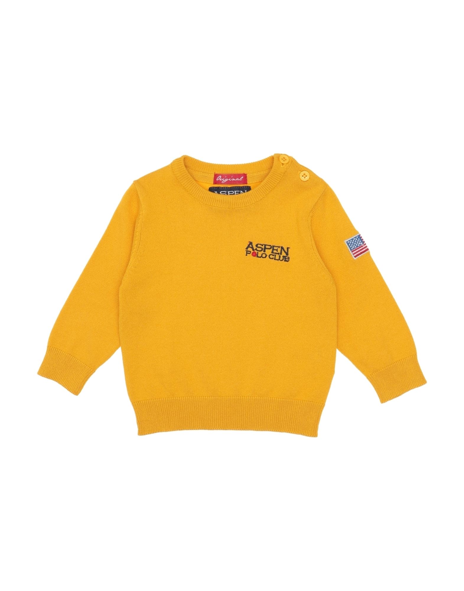 Aspen Polo Club Kids' Sweaters In Ocher | ModeSens