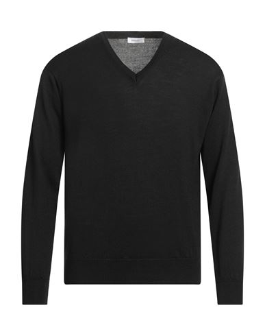 Spadalonga Man Sweater Black Size L Merino Wool, Acrylic