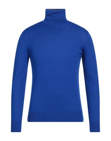 Spadalonga Man Turtleneck Bright Blue Size Xl Merino Wool, Acrylic