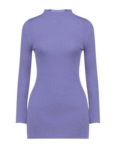 Wolford Woman Turtleneck Lilac Size Xs Virgin Wool In Purple