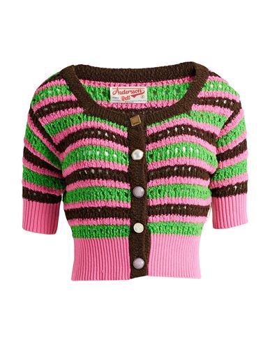 Andersson Bell Woman Cardigan Pink Size M Cotton, Nylon