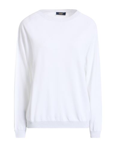 Peserico Woman Sweater White Size 10 Cotton, Viscose, Metallic Fiber, Polyester In White