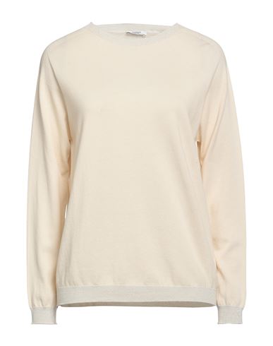 Peserico Woman Sweater Beige Size 6 Cotton, Viscose, Metallic Fiber, Polyester