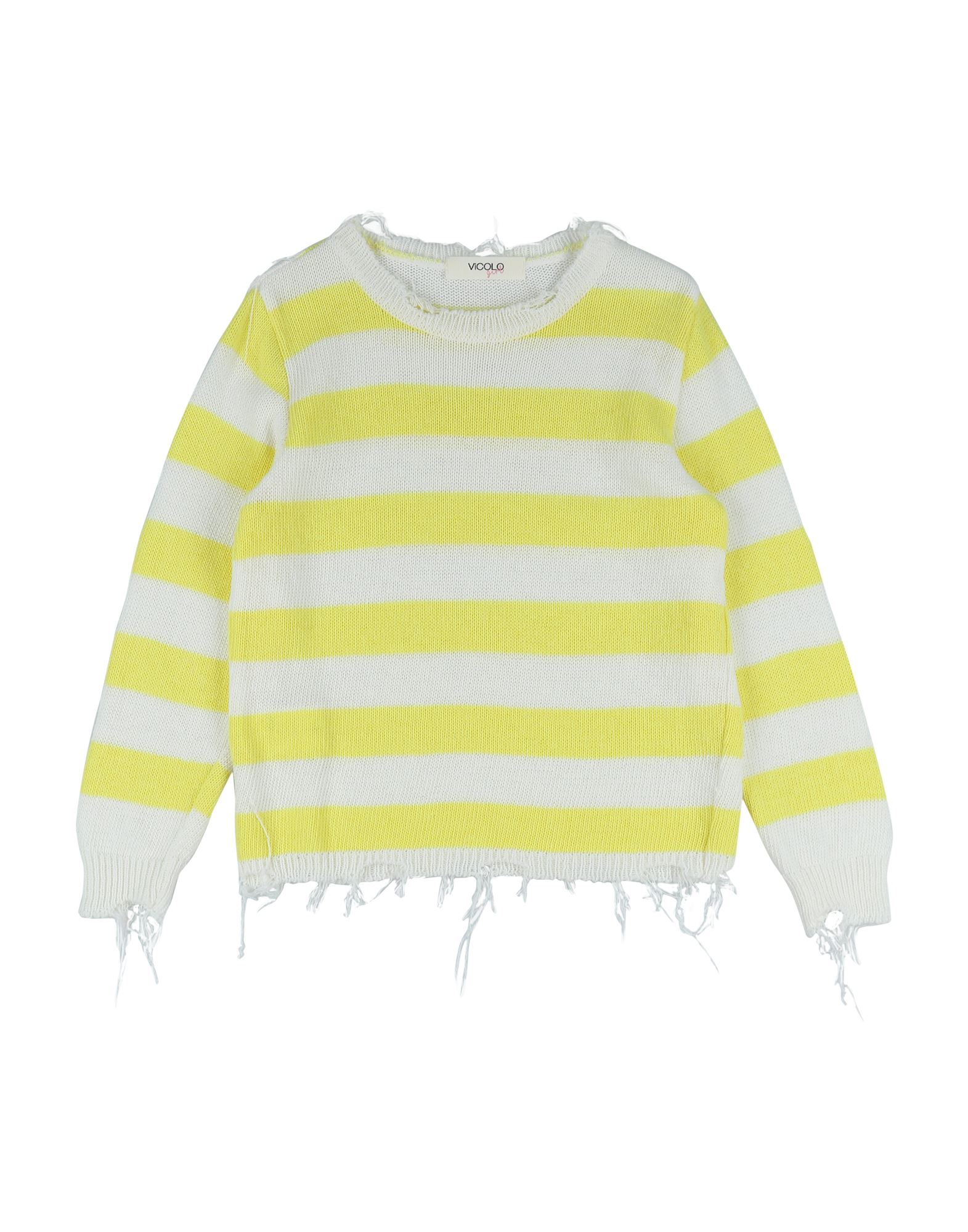 Vicolo Kids' Sweaters In Yellow