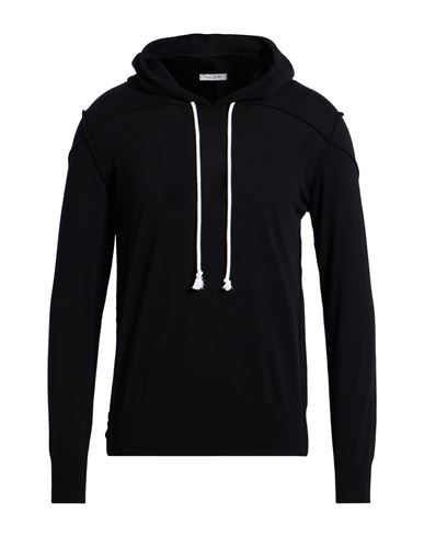 Paolo Pecora Man Sweater Black Size M Cotton In Black