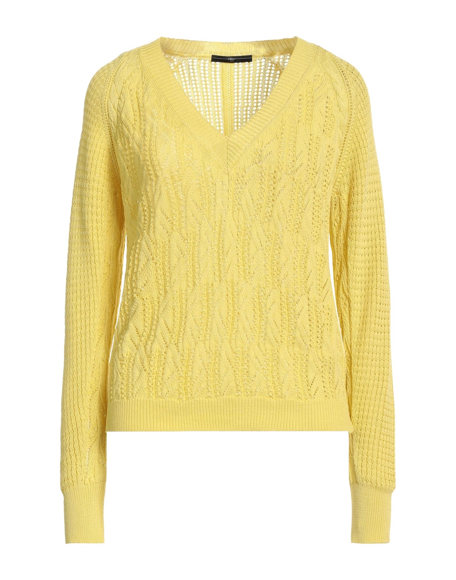 High Sweaters In Yellow