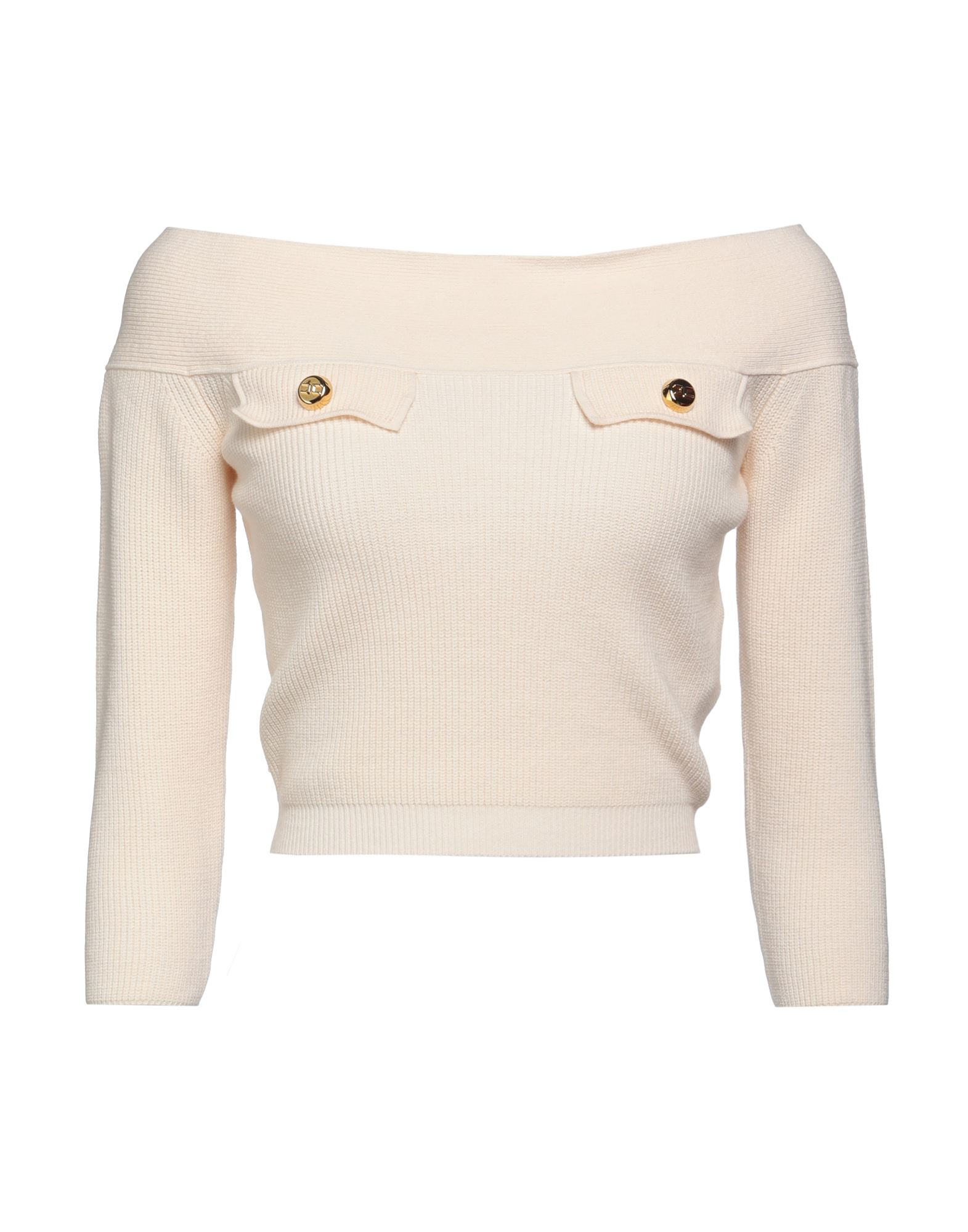 Elisabetta Franchi Sweaters In Ivory