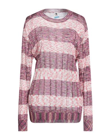 Shop M Missoni Woman Sweater Mauve Size M Viscose, Polyamide In Purple