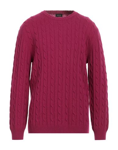 Heritage Man Sweater Magenta Size 48 Wool, Polyamide In Pink
