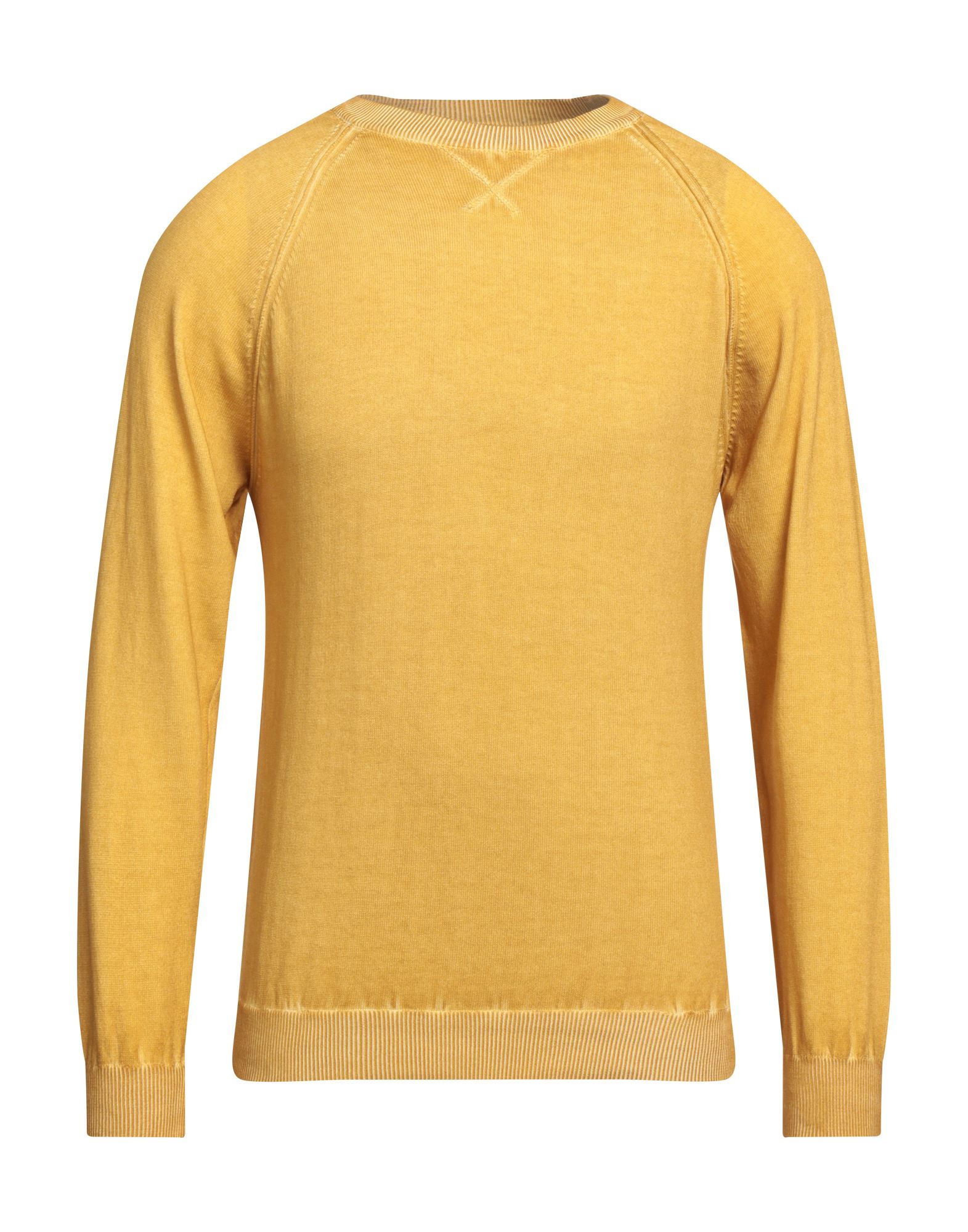 Grey Daniele Alessandrini Sweaters In Yellow