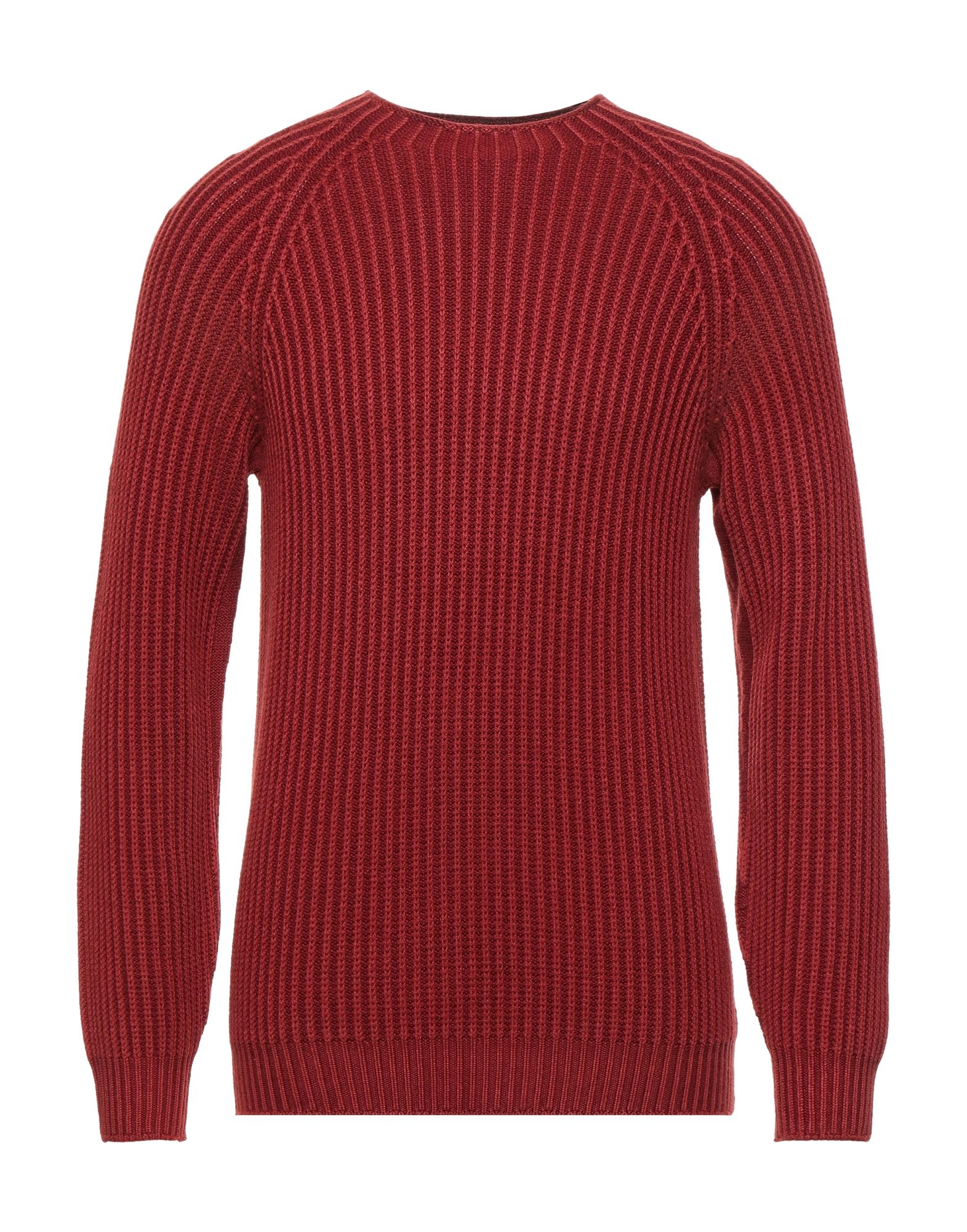 04651/a Trip In A Bag Man Sweater Brick Red Size Xxl Virgin Wool