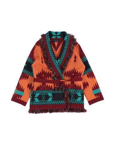 Alanui Babies'  Toddler Girl Cardigan Orange Size 6 Cashmere, Linen
