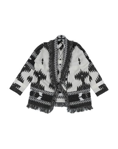 ALANUI ALANUI TODDLER GIRL CARDIGAN IVORY SIZE 6 CASHMERE, LINEN 