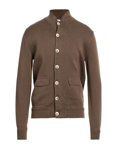 Strickjacke Herren Khaki 42 Herren