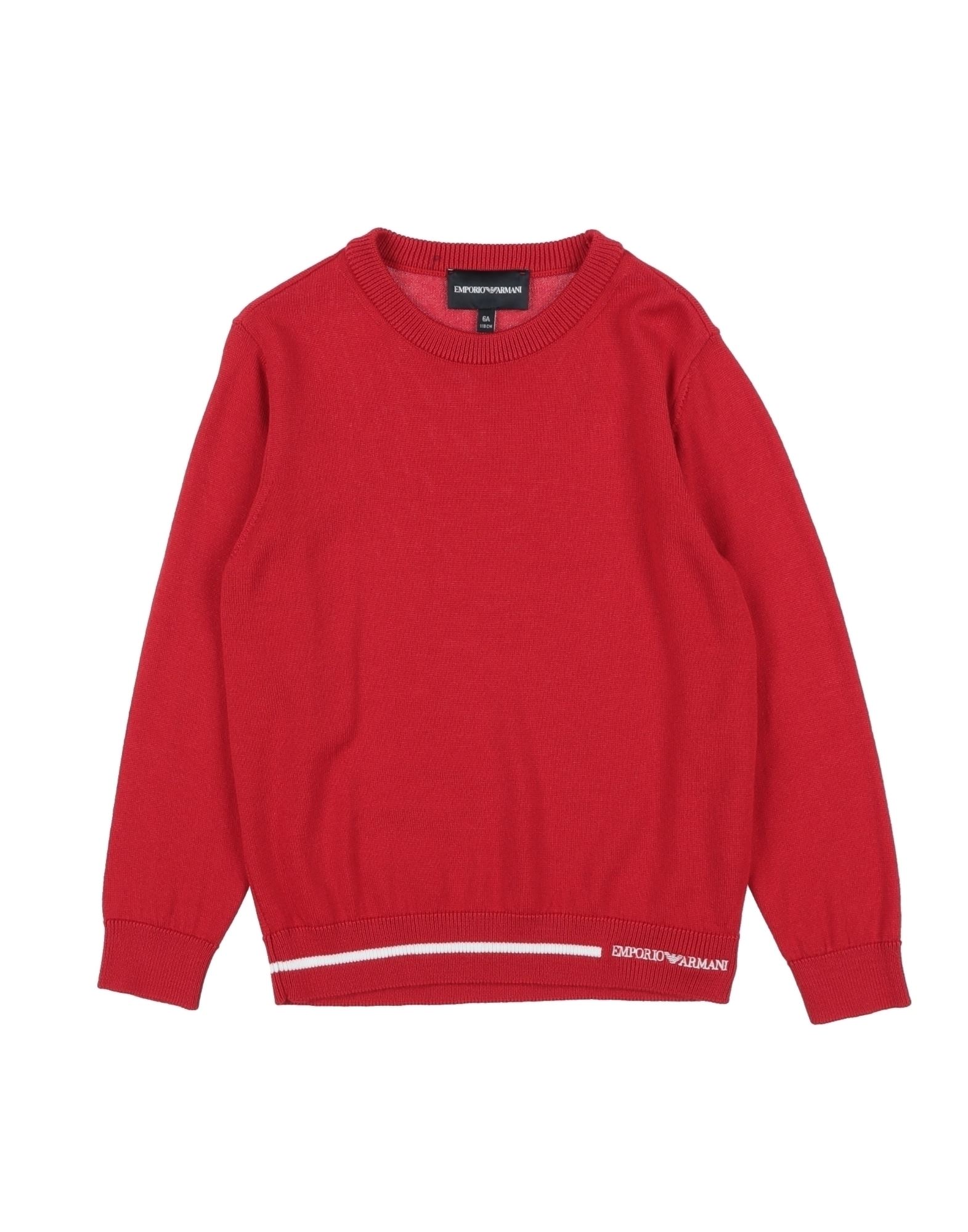 Emporio Armani Kids' Sweaters In Red