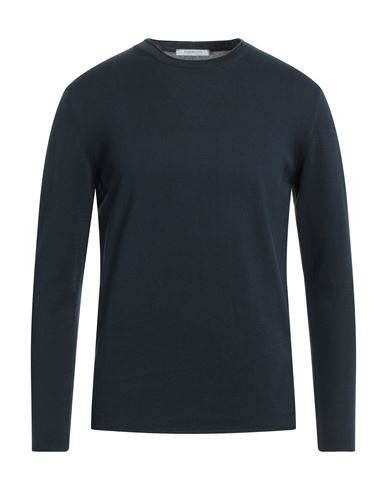 Bellwood Man Sweater Midnight Blue Size 46 Cotton