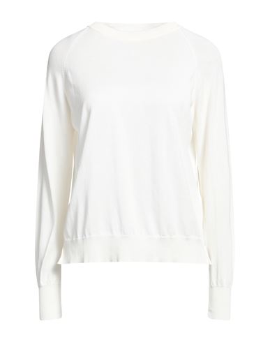 Shop Jucca Woman Sweater Ivory Size M Cotton In White