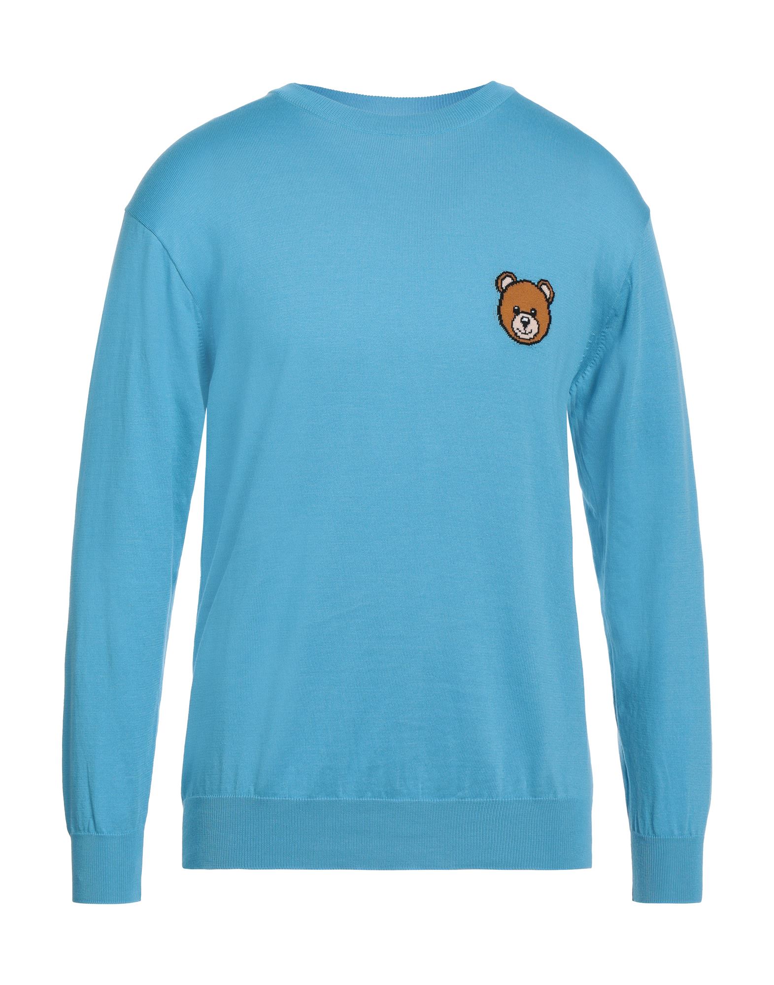 Moschino Sweaters In Sky Blue