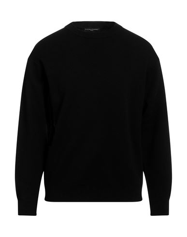 Daniele Fiesoli Man Sweater Black Size S Merino Wool, Nylon