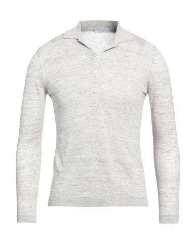 Shop Gran Sasso Man Sweater Light Grey Size 36 Linen