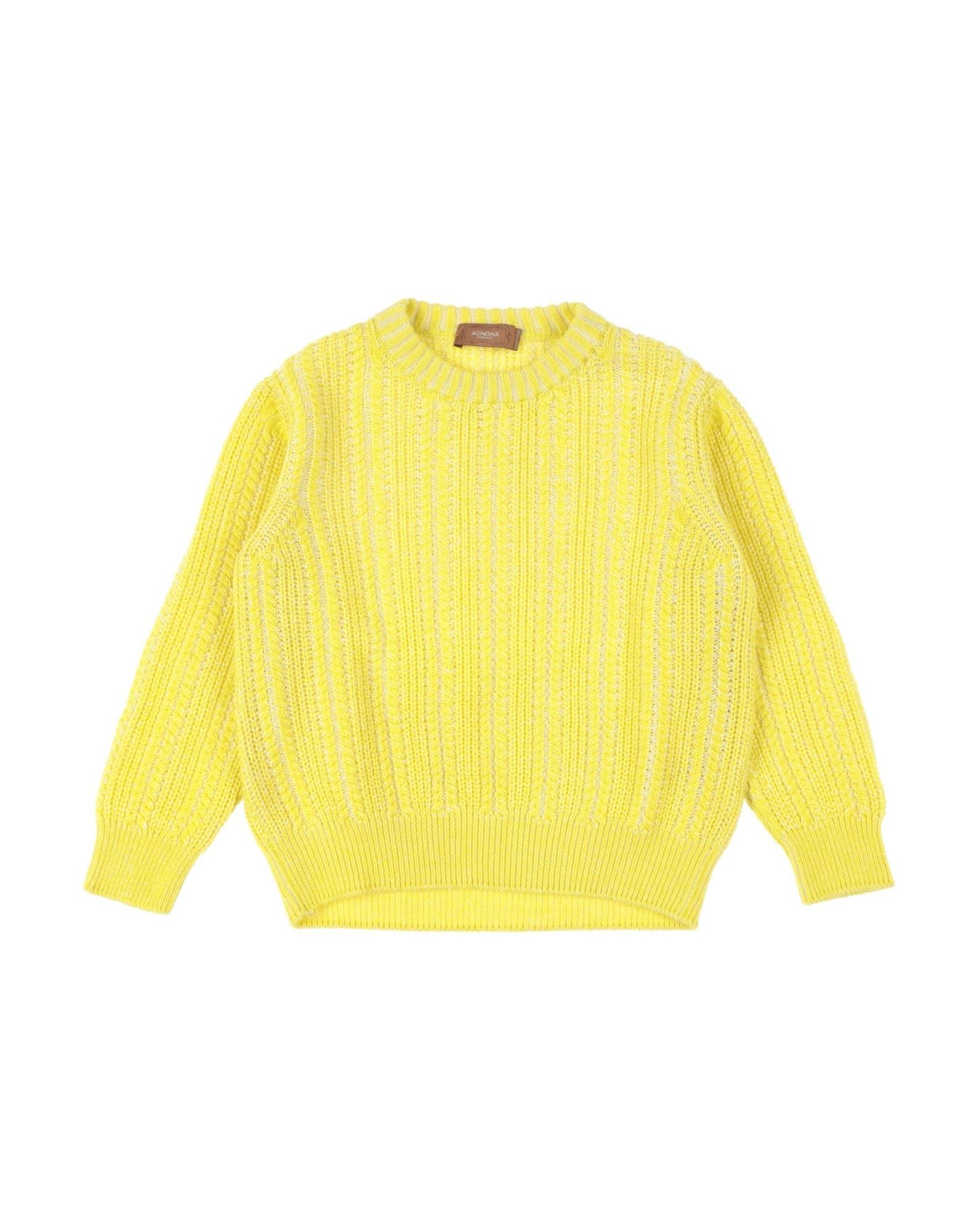 Agnona Kids' Sweaters In Yellow