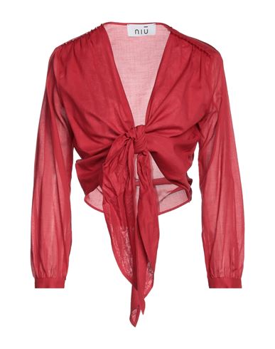 Niū Woman Cardigan Red Size L Cotton