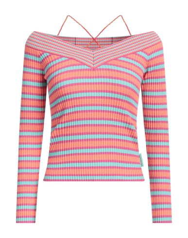 Andersson Bell Woman Sweater Salmon Pink Size M Viscose, Polyester In Orange