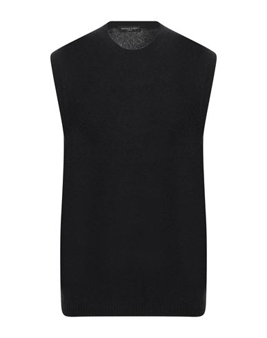 Daniele Fiesoli Man Sweater Black Size L Merino Wool, Polyamide, Cashmere