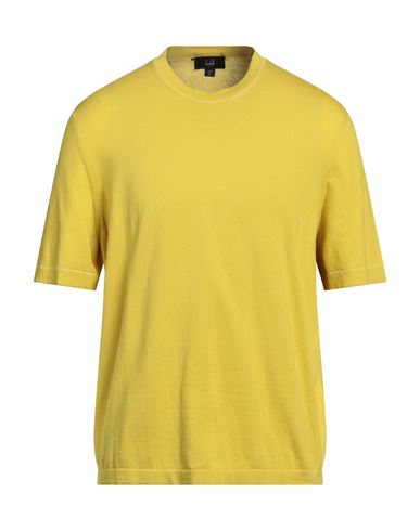 Dunhill Man Sweater Yellow Size Xxl Cotton