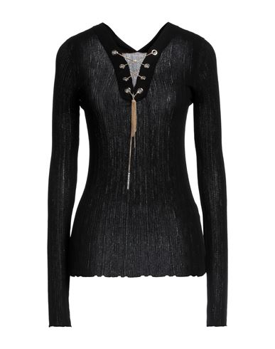Simona Corsellini Woman Sweater Black Size S Viscose, Polyamide