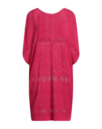 Shop Akep Woman Sweater Fuchsia Size 4 Viscose, Polyester In Pink