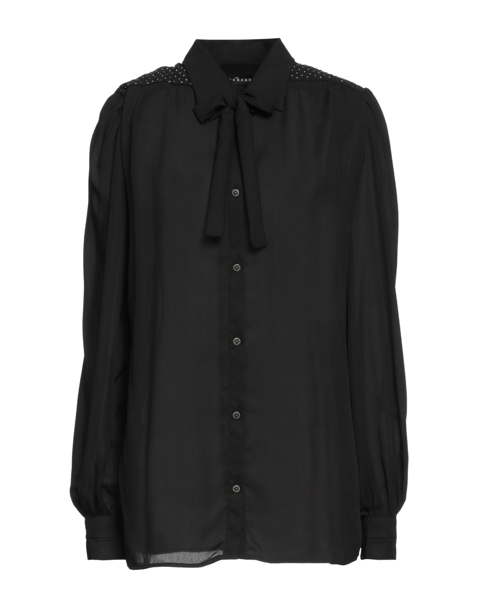 Shop John Richmond Woman Shirt Black Size M Polyester