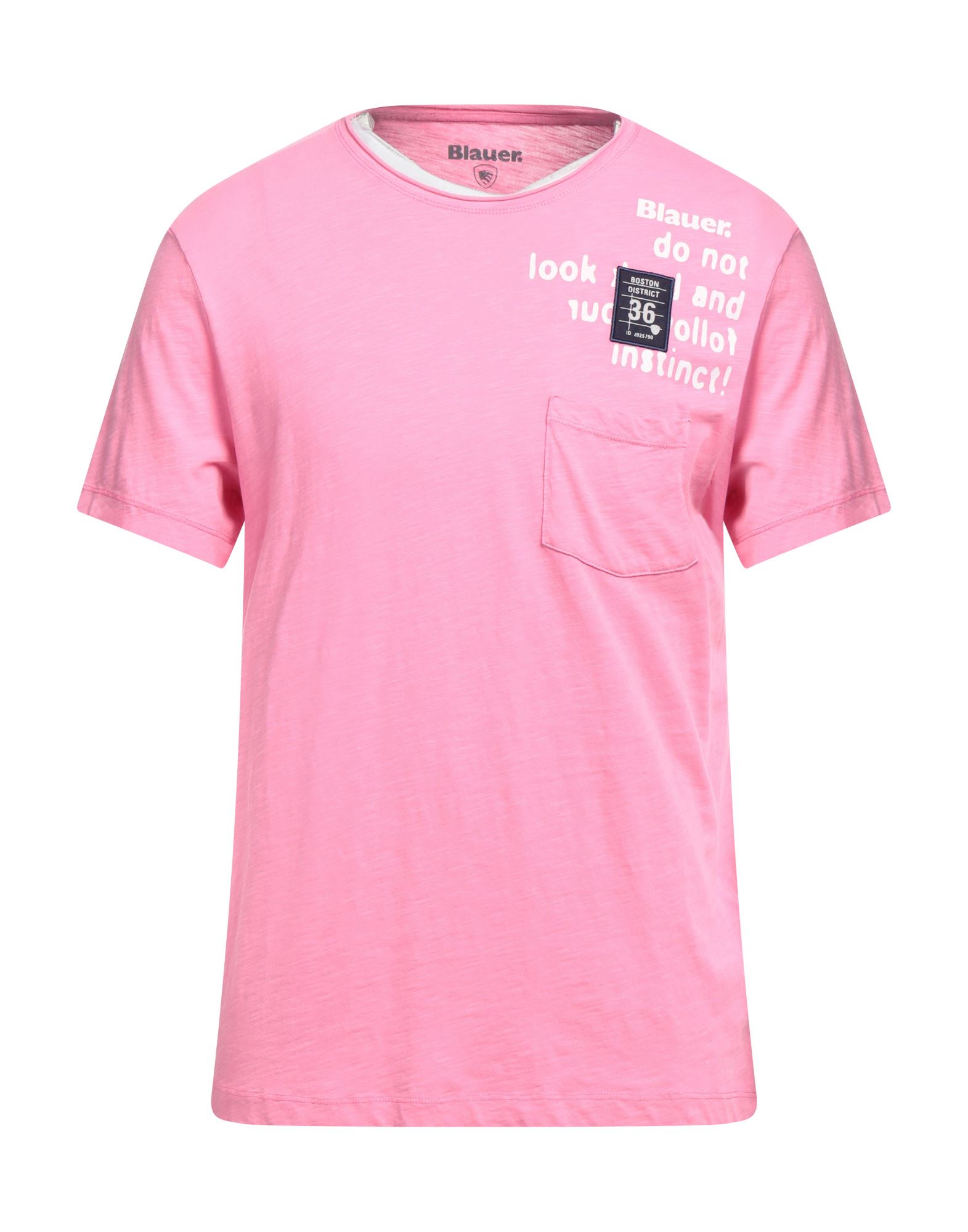 Blauer T-shirts In Pink