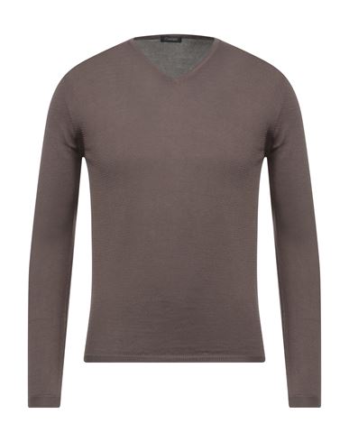 Cruciani Man Sweater Khaki Size 36 Cotton In Beige