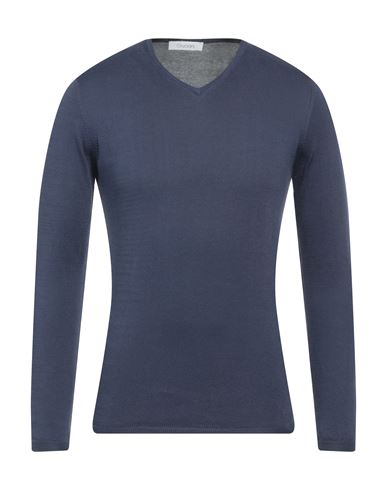 Cruciani Man Sweater Navy Blue Size 36 Cotton